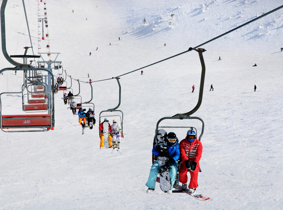 Skiing Åre